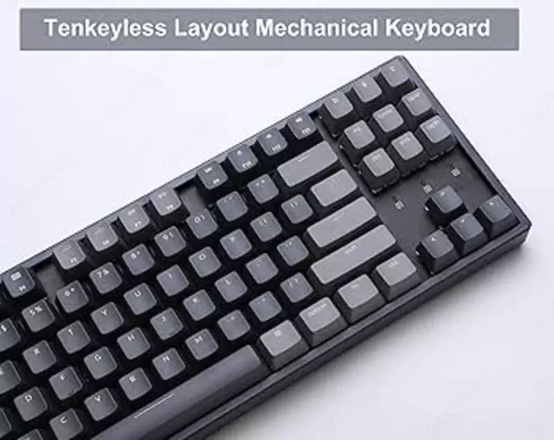 Keychron K8 87 Key Aluminum Frame Gateron Mechanical Keyboard RGB Blue Russian Layout — 2