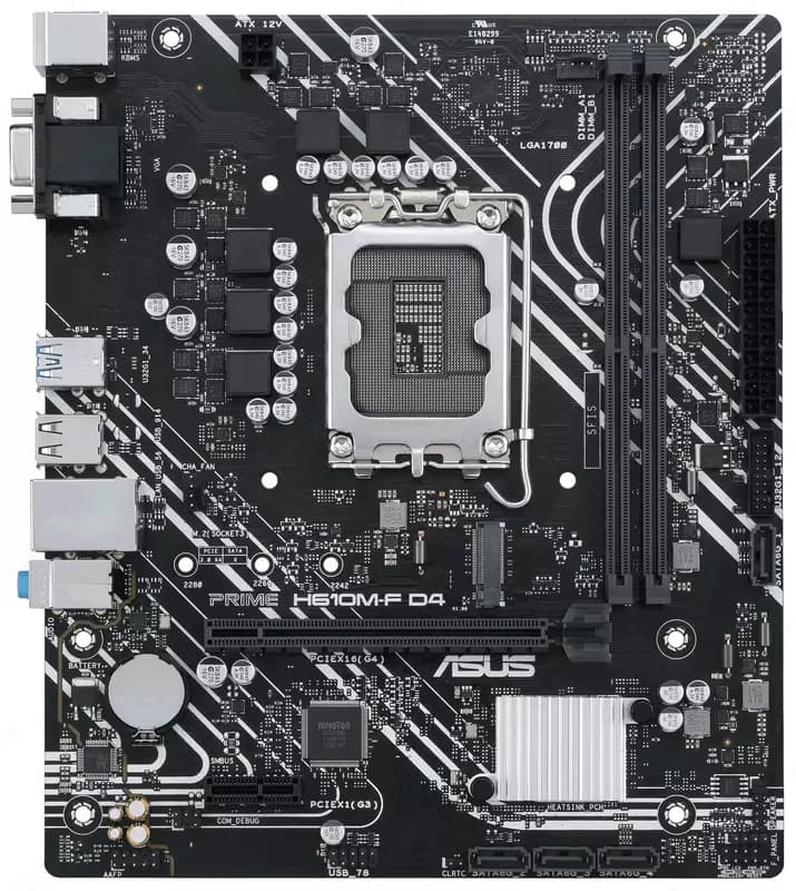 Материнская плата ASUS PRIME H610M-F D4 — 1