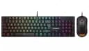 Игровая клавиатура и мышь (проводная) ”Cougar” COMBAT, механическая, RGB (Арт. - 2282) Black