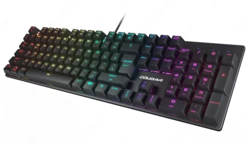 Игровая клавиатура и мышь (проводная) ”Cougar” COMBAT, механическая, RGB (Арт. - 2282) Black — 4
