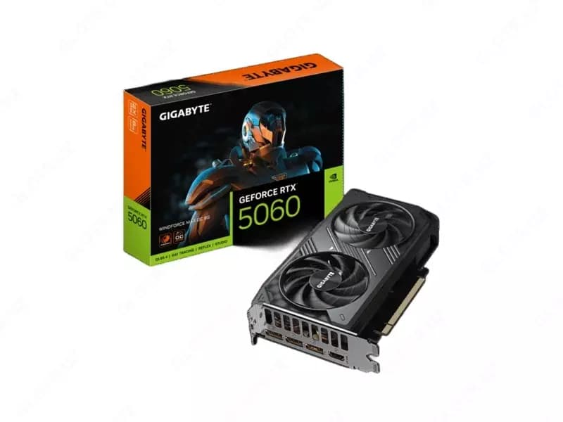Видеокарта Gigabyte GeForce RTX5060 WINDFORCE MAX 8GB — 1