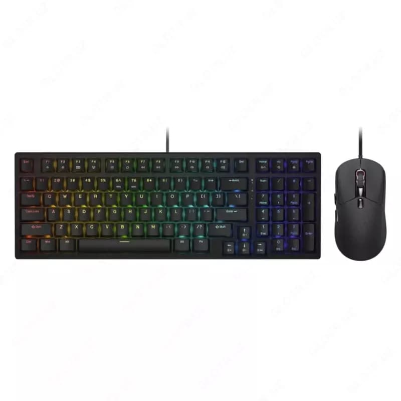 Игровая клавиатура и мышь (проводная) ”Cougar” COMBAT S, механическая, RGB (Арт. - 22110) Black — 1