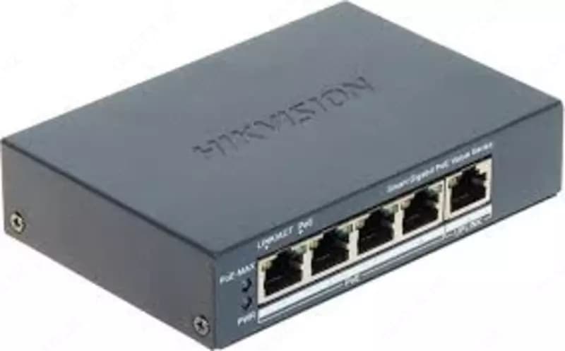 Коммутатор 4 портовый неуправляемый Гигабитный POE DS-3E1505P-EI/M — 2