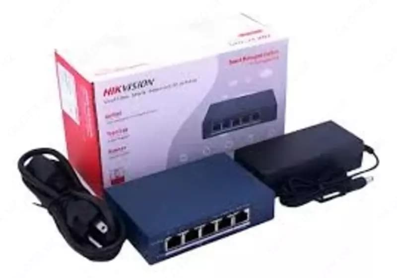 Коммутатор 4 портовый неуправляемый Гигабитный POE DS-3E1505P-EI/M — 6