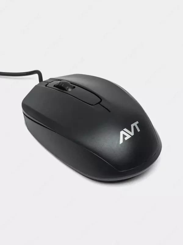 Компьютерная мышь (проводная) ”Avtech” AVT-M102, USB, 1000dpi (Арт. - 0844) Black — 1