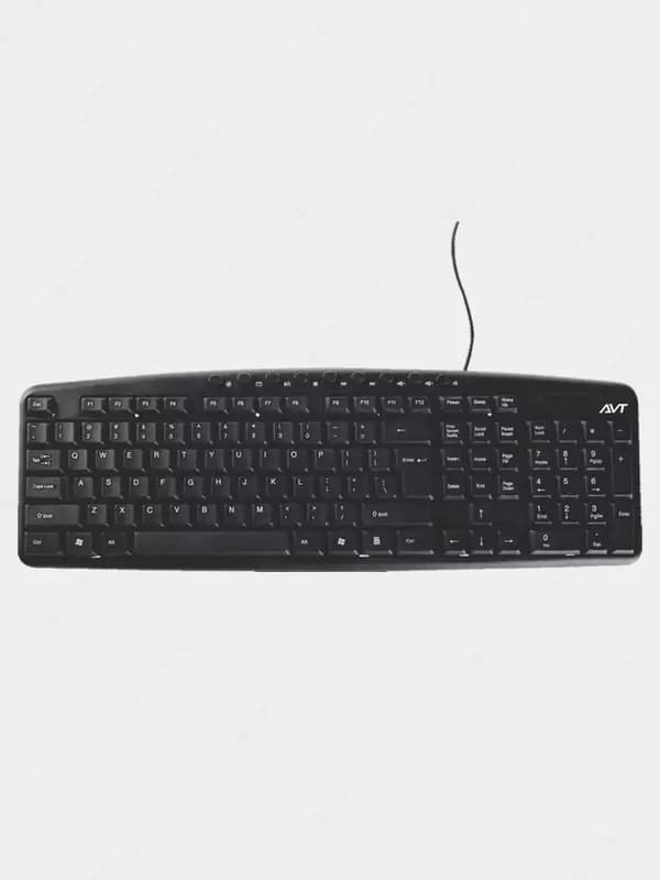Компьютерная клавиатура и мышь (проводная) ”Avtech” AVT Combo KBM301 + M101, USB (Арт. - 2250) Black — 2