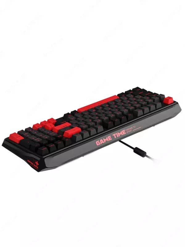 Клавиатура механическая Lemokey X4 84Key, Keychron Brown, USB-A, QMK, EN/UZ/RU, Red led, черный X4-A3-UZ — 2
