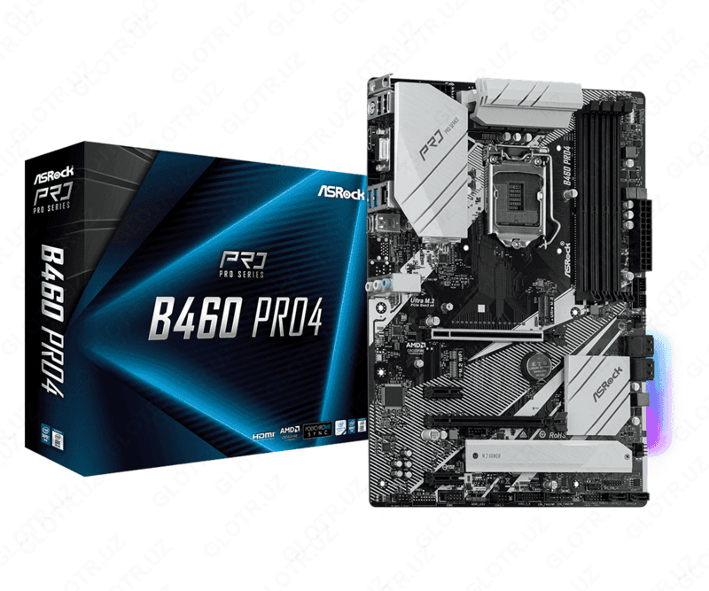MB Asrock B460 Pro4 DDR4 — 1