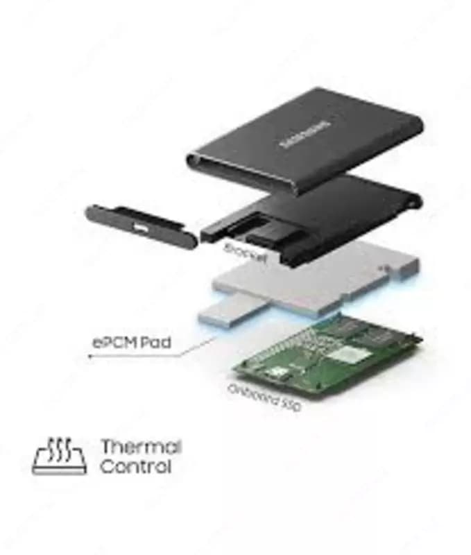 USB SSD SAMSUNG 2TB T7 (MU-PC2T0T/WW) — 5