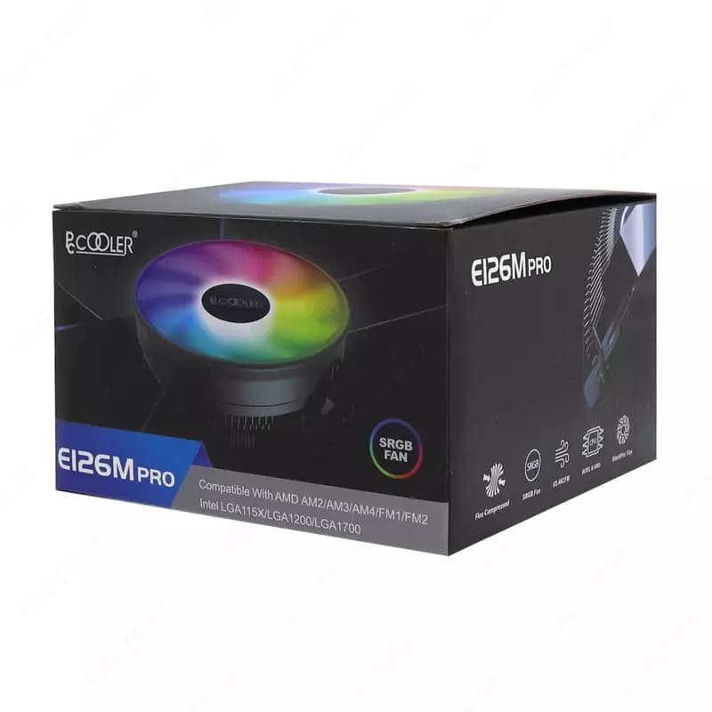 Кулер для процессора (воздушный) ”PCCooler” E126M PRO (Арт. - 09136) — 3
