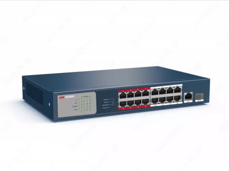 Коммутатор Hikvision DS-3E0318P-E/M — 2