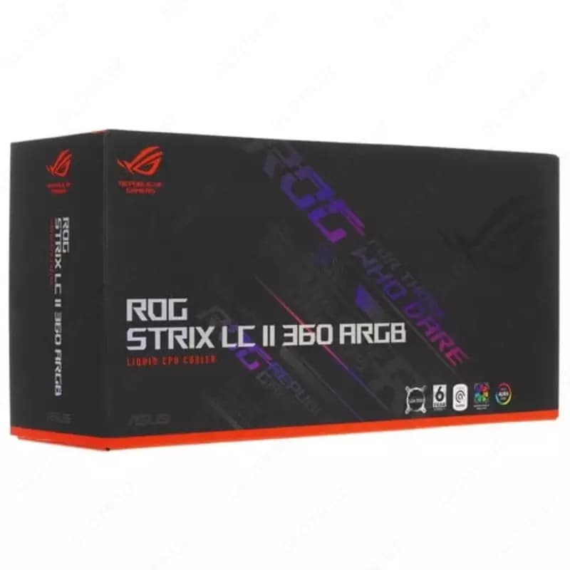 Система жидкостного охлаждения процессора ”Asus” Rog Strix LC II 360 ARGB CPU Cooler 90RC00F1-M0UAY4 (Арт. - 09203) — 3