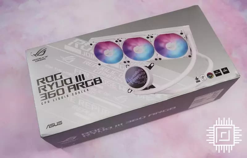 Система жидкостного охлаждения процессора ”Asus” ROG Ryuo III 360 Argb WHT 90RC00I2-M0UAY0 (Арт. - 09196) — 4