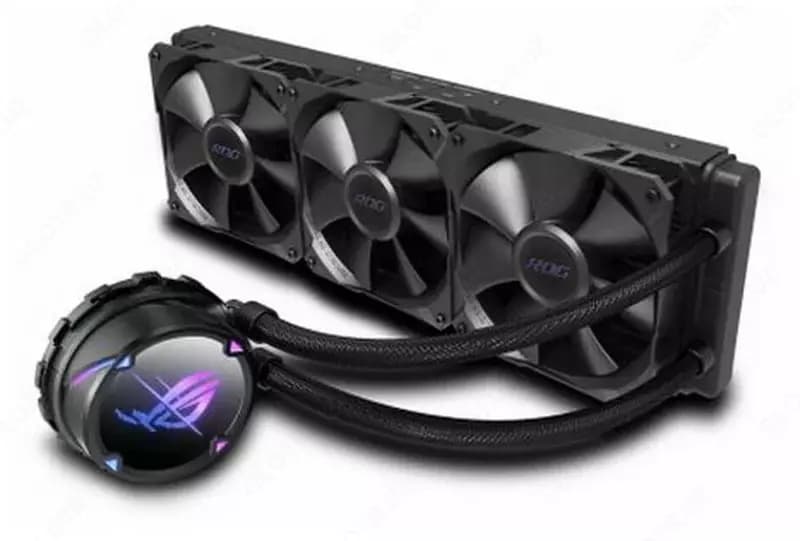 Система жидкостного охлаждения процессора ”Asus” ROG STRIX LC II 360 ARGB WE 90RC00F2-M0UAY2 (Арт. - 09199) — 2