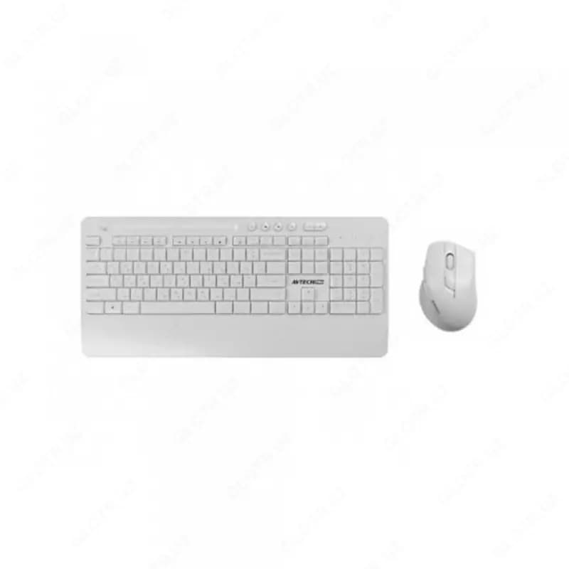 Компьютерная клавиатура и мышь (беспроводная) ”Avtech” AVT CW603, USB (Арт. - 22009) White — 1