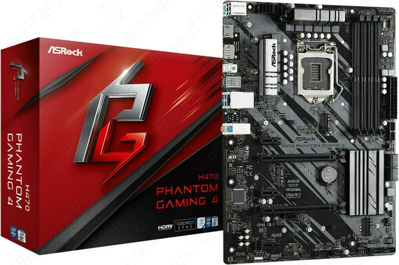 MB Asrock H470 Phantom Gaming 4 DDR4 — 2
