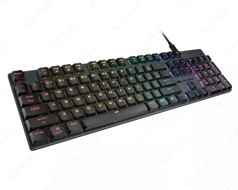 Игровая клавиатура (универсальная) ”Cougar” Luxlim, USB-разъем / USB Type-C, RGB (Арт. - 07139) Black — 2