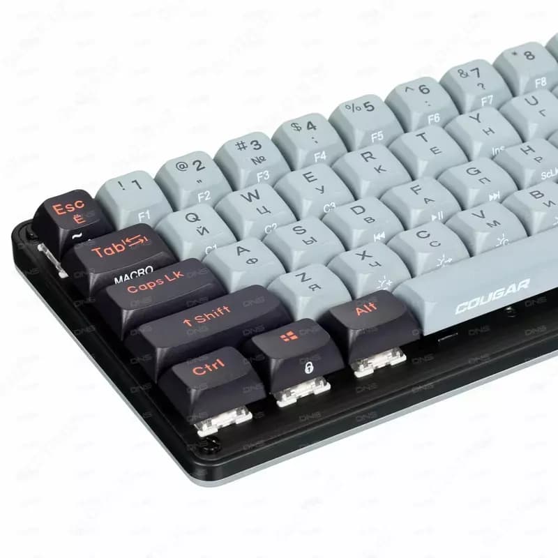 Игровая клавиатура (универсальная) ”Cougar” PURI MINI, USB-разъем / USB Type-C (Арт. - 07002) Black/White — 3