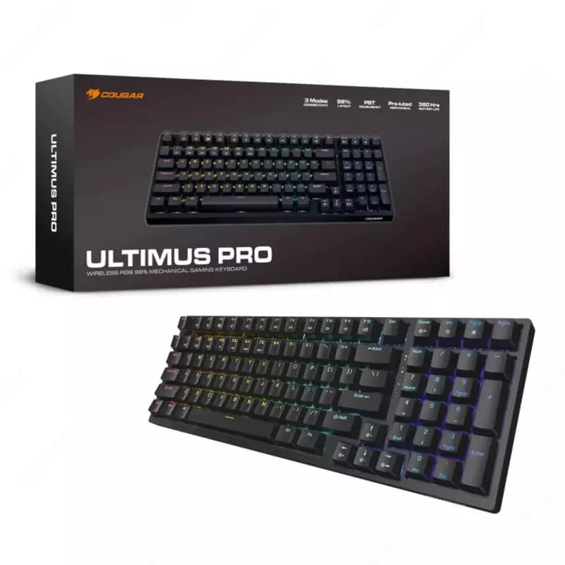 Игровая клавиатура (беспроводная) ”Cougar” Ultimus Pro, USB, RGB (Арт. - 07275) Black — 5