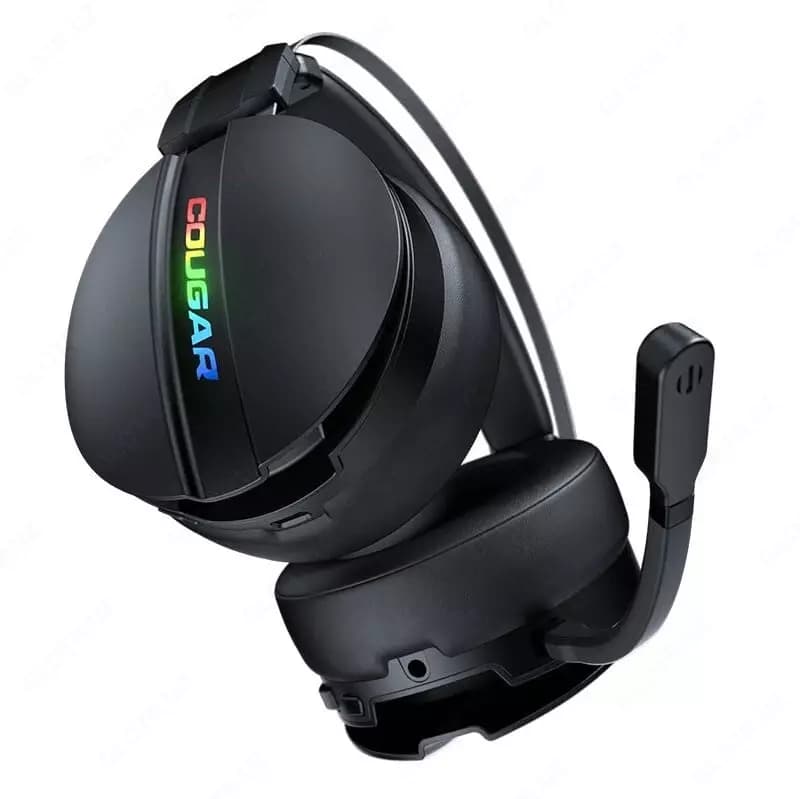 Игровая гарнитура (беспроводная) ”Cougar” Omnes Essential, RGB (Арт. - 14275) Black — 4