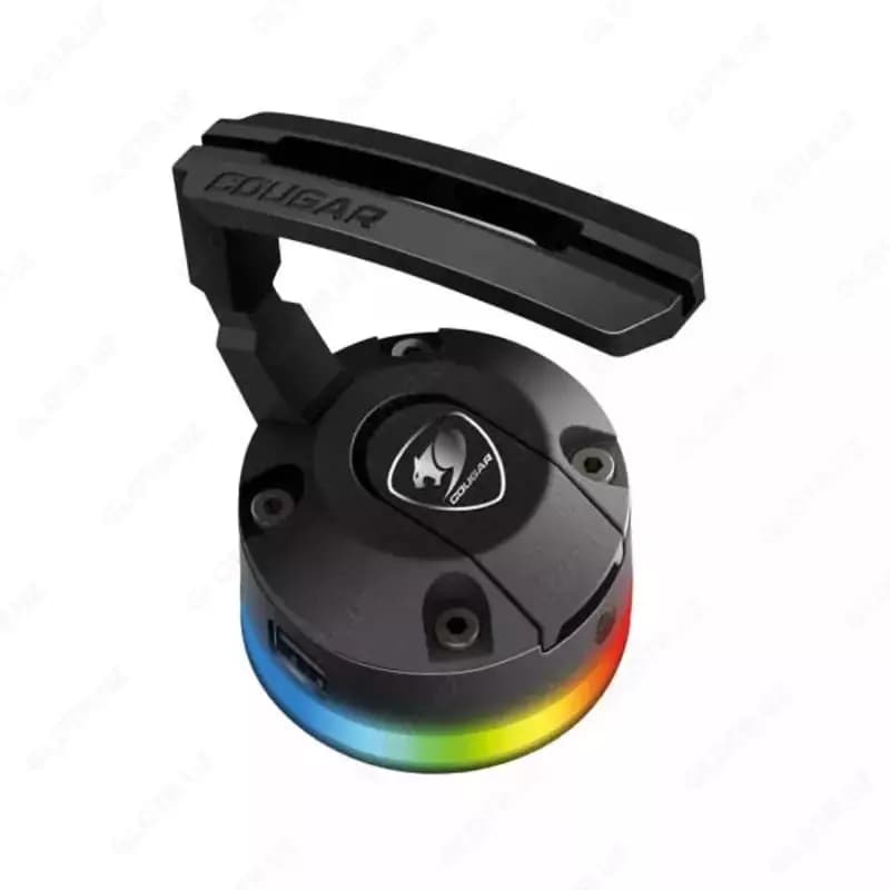 Держатель для провода ”Cougar” Bungee Bunker, USB, RGB (Арт. - 4675) Black — 1