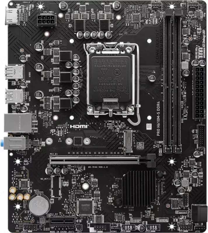 Материнская плата MSI PRO H610M-S DDR4 — 2