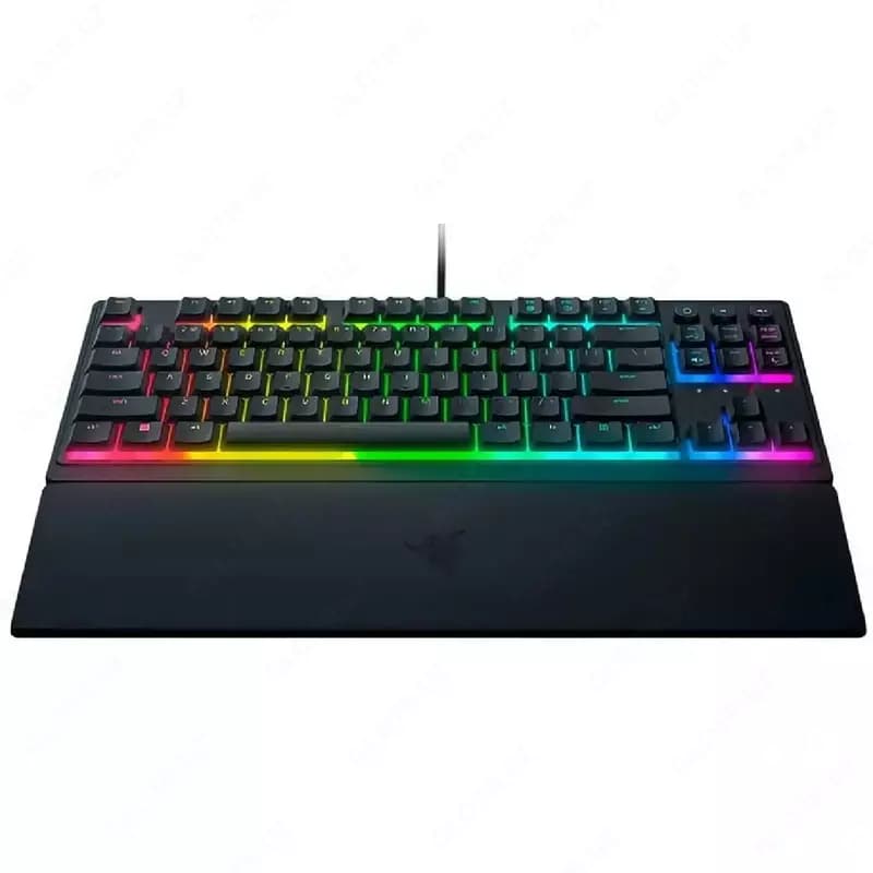 Клавиатура проводная Razer Keyboard mechanical Ornata V3 104key, Mecha-Membrane Switch, USB-A, EN/RU, RGB, black — 1