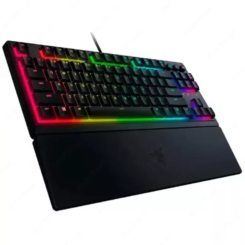 Клавиатура проводная Razer Keyboard mechanical Ornata V3 104key, Mecha-Membrane Switch, USB-A, EN/RU, RGB, black — 2