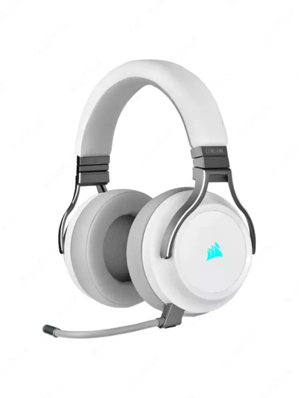 Игровая гарнитура (беспроводная) ”Corsair” VIRTUOSO, RGB (Арт. - 14191) White — 1