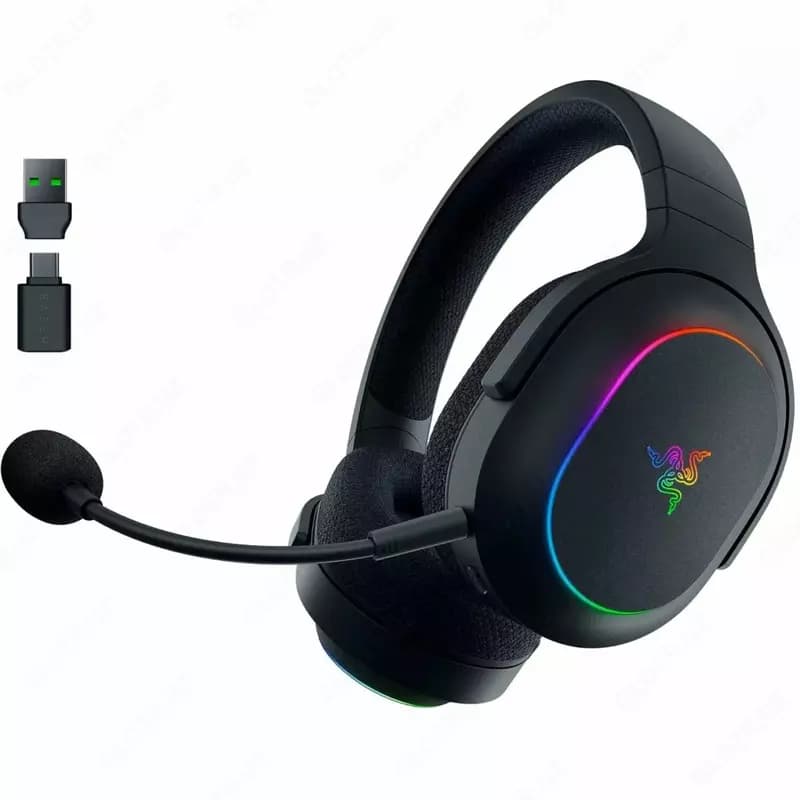 Игровая гарнитура (беспроводная) ”Razer” Barracuda X Chroma, RGB (Арт. - 14369) Black — 3