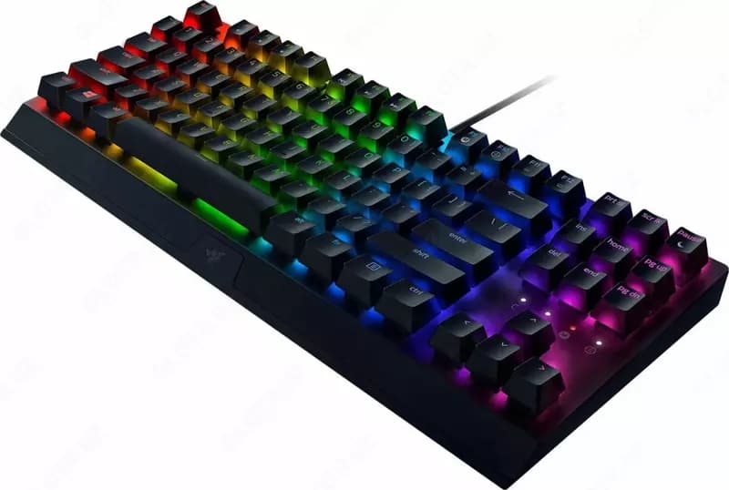 Игровая клавиатура (проводная) ”Razer” BlackWidow Tenkeyless V3 Green, механическая, USB, RGB (Арт. - 07121) Black — 2