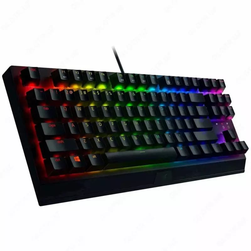Игровая клавиатура (проводная) ”Razer” BlackWidow Tenkeyless V3 Green, механическая, USB, RGB (Арт. - 07121) Black — 3