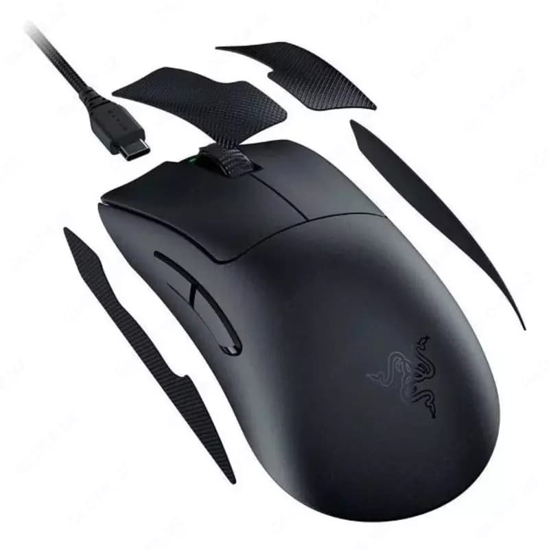 Игровая мышь (беспроводная) ”Razer” DeathAdder V3 Pro + HyperPolling Wireless Dongle Bundle (Арт. - 08447) Black — 2
