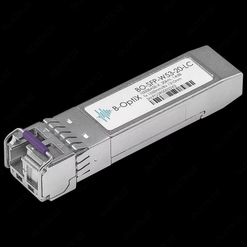 Модуль B-OptiX SFP WDM, дальность до 20км LC (14dB), 1550нм — 2