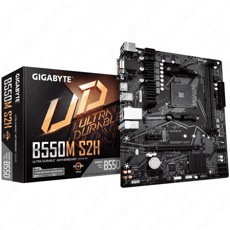 MB Gigabyte AMD AM4 B550M-S2H DDR4 — 1