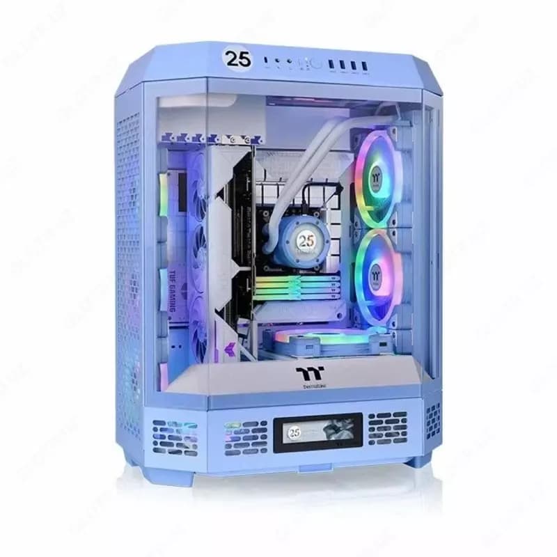 Компьютерный корпус Thermaltake The Tower 600 Hydrangea Blue — 1