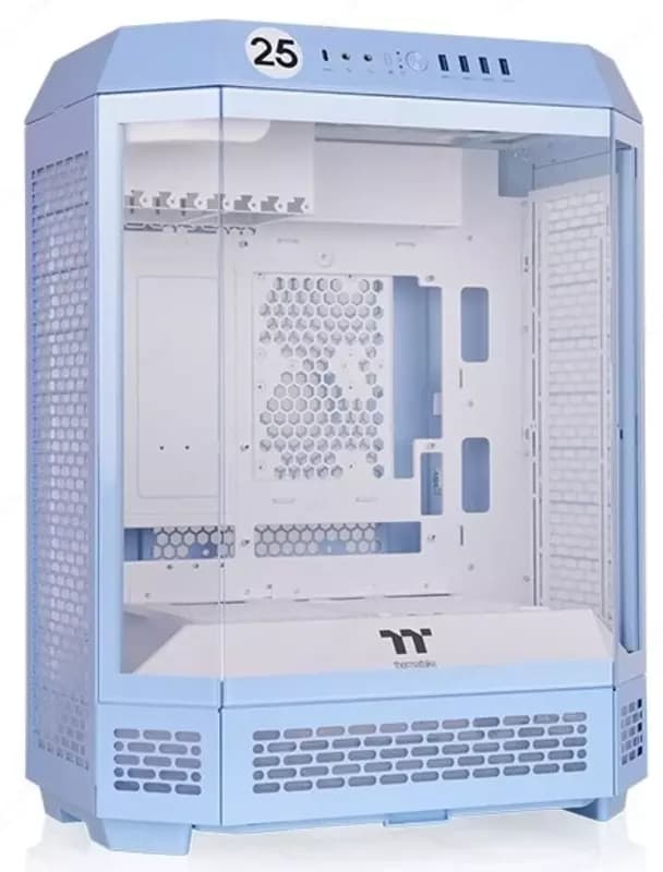 Компьютерный корпус Thermaltake The Tower 600 Hydrangea Blue — 2