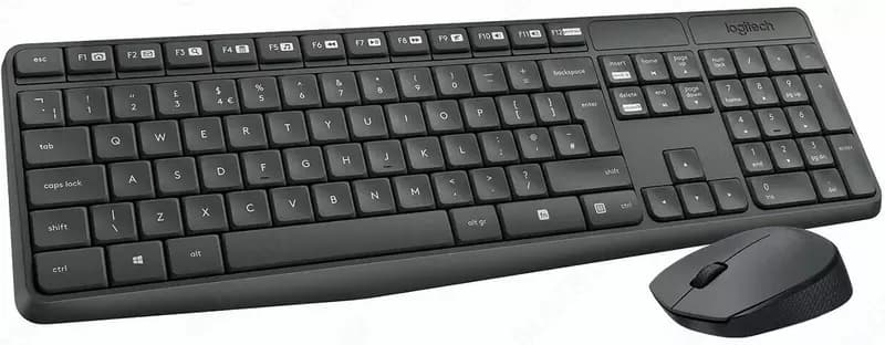 Комплект клавиатура и мышь беспроводная Logitech MK235 — 1