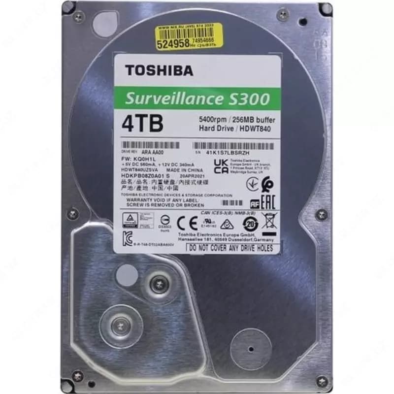 Жёсткий диск TOSHIBA 4TB S300 — 1