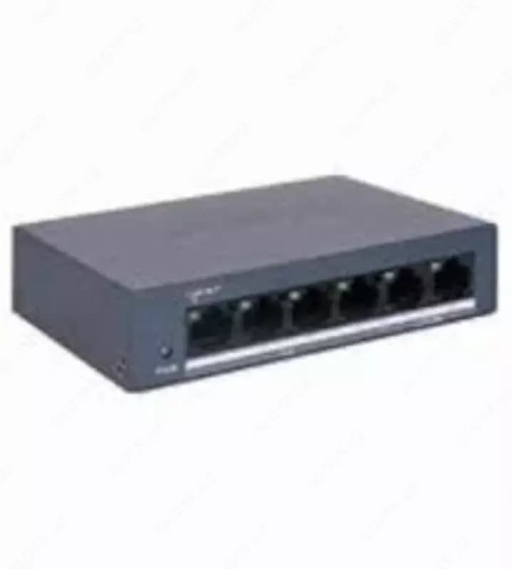 Коммутатор 4+2 портовый неуправляемый POE DS-3E0106MP-E/M — 2