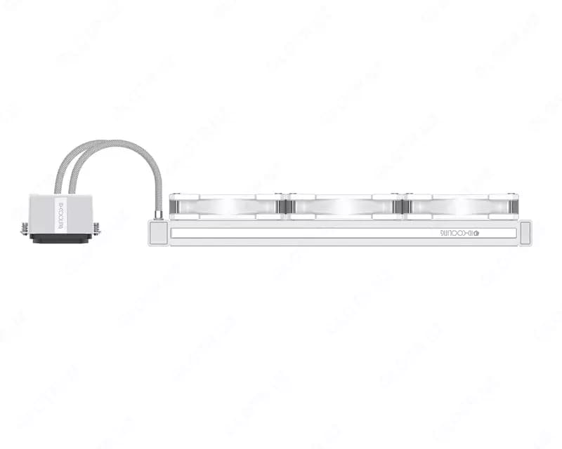 Система жидкостного охлаждения ID Cooling DASHFLOW 360 BASIC WHITE — 2