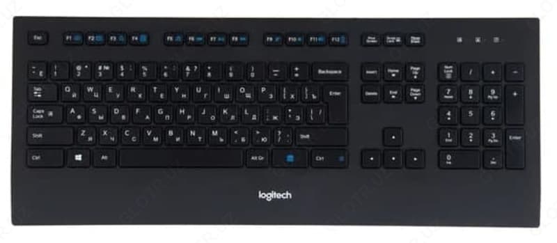 Клавиатура Logitech Corded Keyboard K280e Black USB — 1
