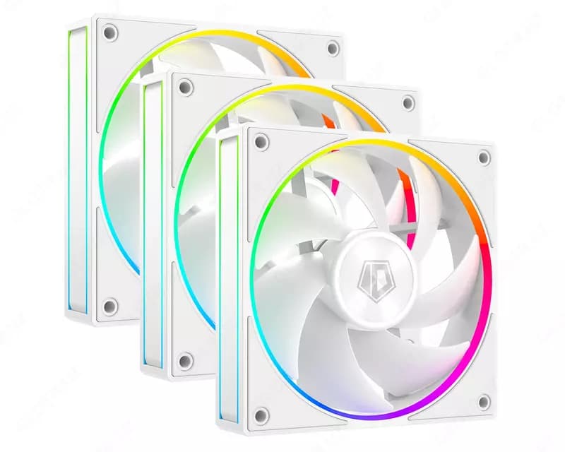 Комплект вентиляторов ID Cooling AF-127-ARGB-W TRIO — 1