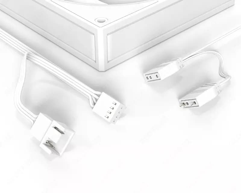 Комплект вентиляторов ID Cooling AF-127-ARGB-W TRIO — 4