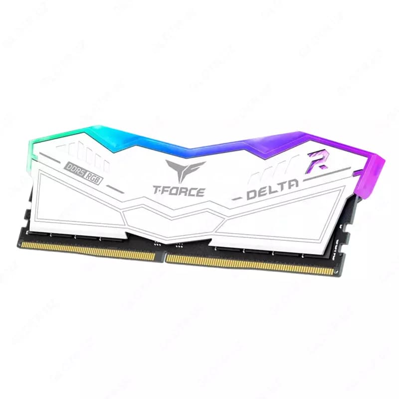 Оперативная память TeamGroup T-FORCE DELTA (2 x 16GB) 32GB 6400MHz DDR5 White RGB — 2