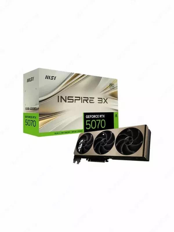 Видеокарта MSI GeForce RTX5070 INSPIRE 3X OC 12GB GDDR7 — 1