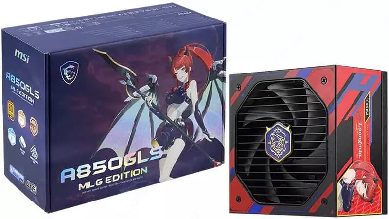 Блок питания MSI A850GLS MLG EDITION / 80 Plus Gold / 850W — 1