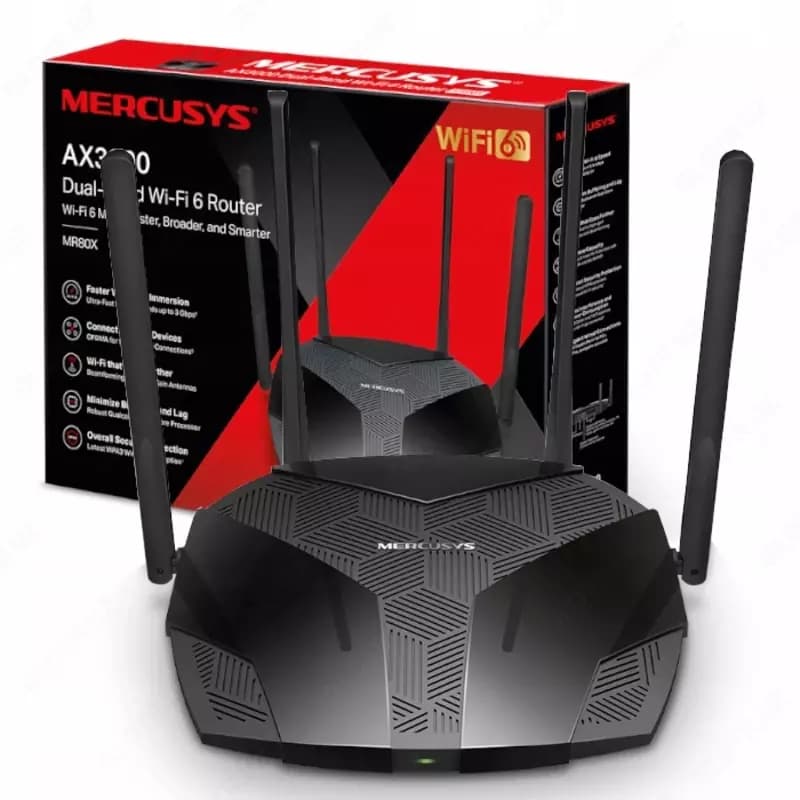 Wi-Fi роутер Mercusys MR80X — 1