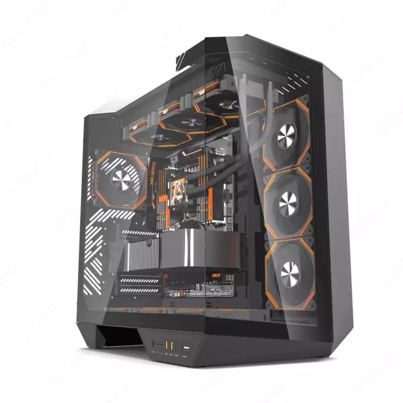 Компьютерный корпус DarkFlash DY470 Pro (Black / White) — 3