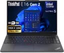 Ноутбук LENOVO THINKPAD E16 GEN2 CORE ULTRA 5-125U 16GB DDR5 512GB 16” FHD IPS BACKLIT FPR BLACK